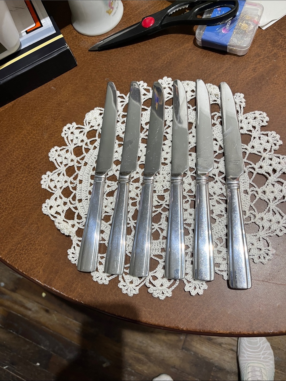 Dinner knives Reed and Barton Regent stainless steel